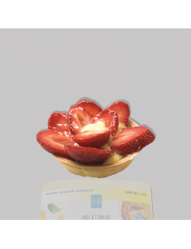 Tartelette aux fraises avec nappage frais La Fabrique à Desserts